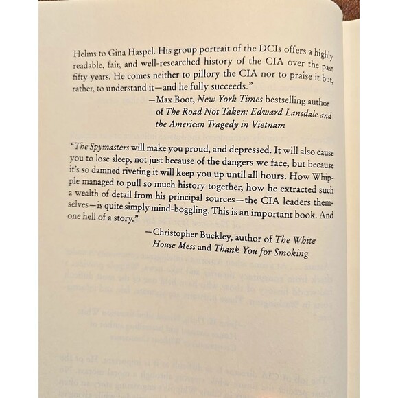 The Spymasters – Chris Whip Hardcover – CIA & Political History – Historycore - Picture 5 of 16